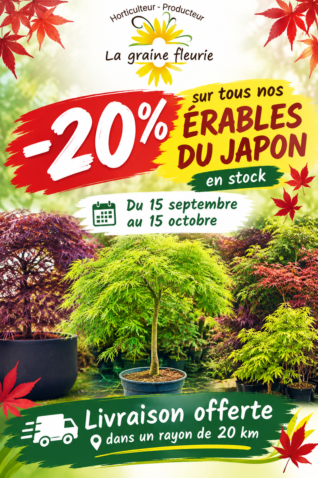 Promo érables du Japon